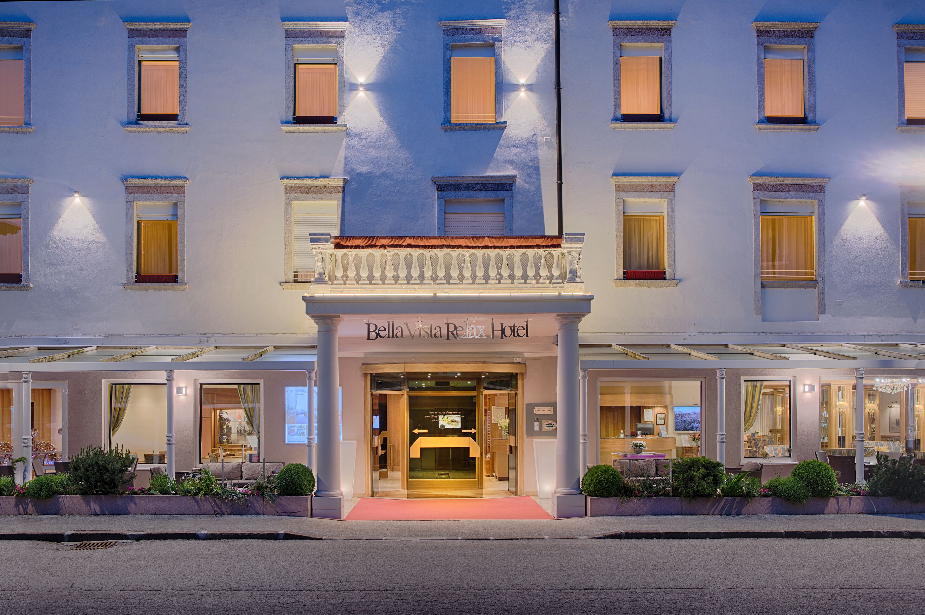 front of property – evening/night