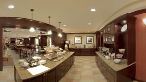 Free daily on-the-go breakfast