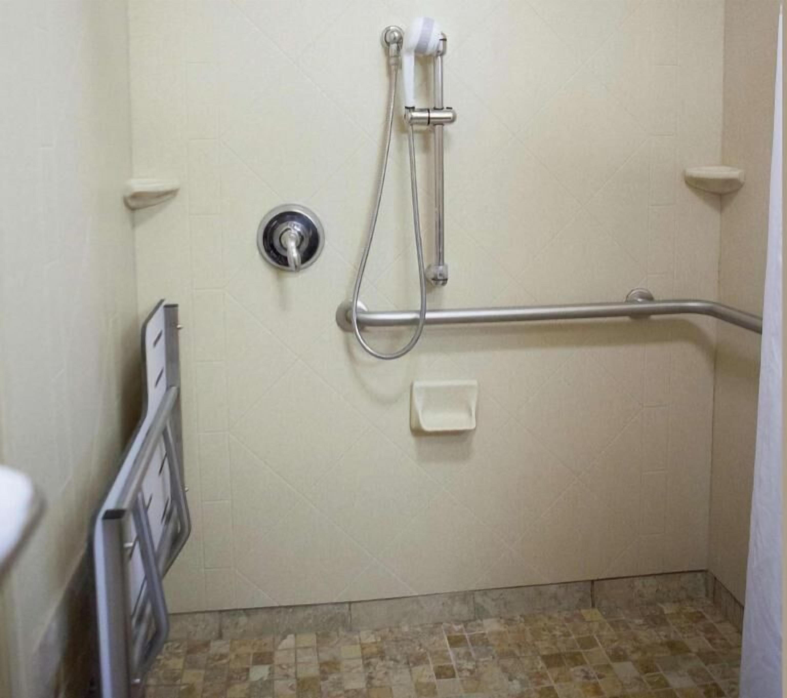Bathroom | Combined shower/tub, free toiletries, hair dryer, towels
