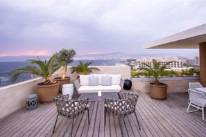 Utsikt mot stranden, åpen hver dag