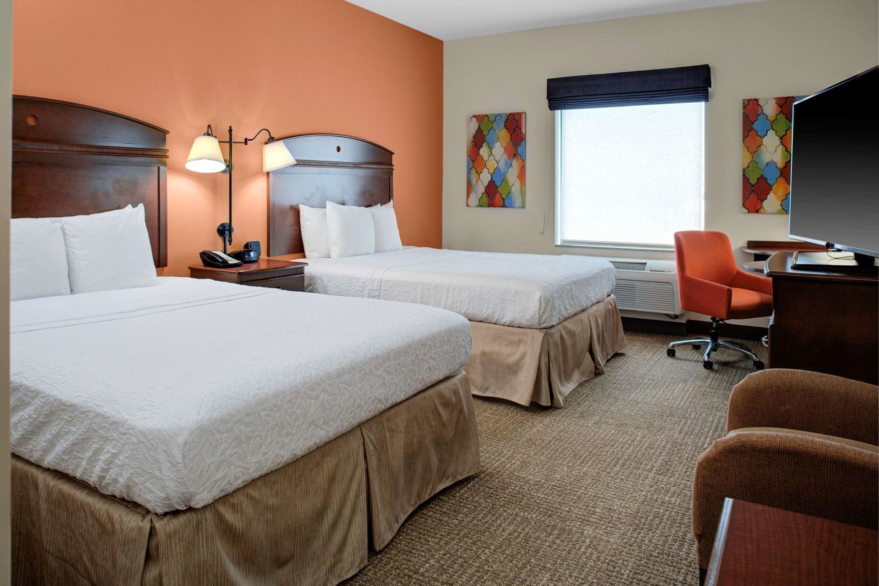 In-room safe, desk, iron/ironing board, free cribs/infant beds