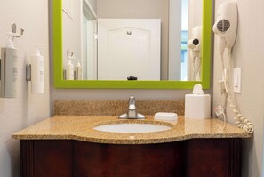 Free toiletries, hair dryer, towels, soap