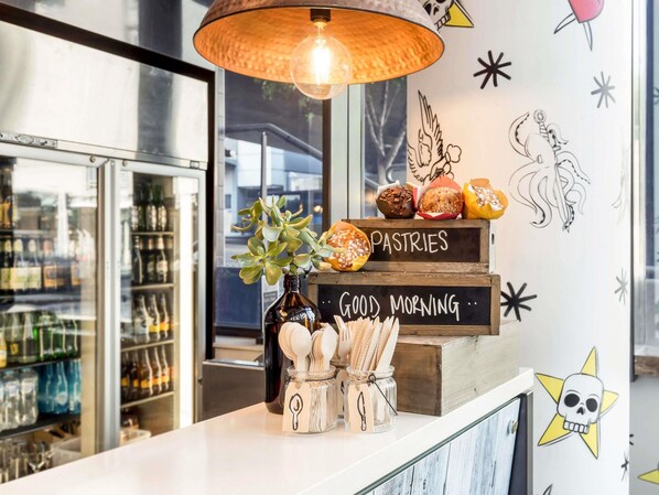 Daily to-go breakfast for a fee