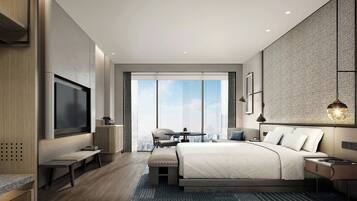 Superior-Zimmer, 1 King-Bett, Stadtblick | Minibar, Zimmersafe, Schreibtisch, laptopgeeigneter Arbeitsplatz