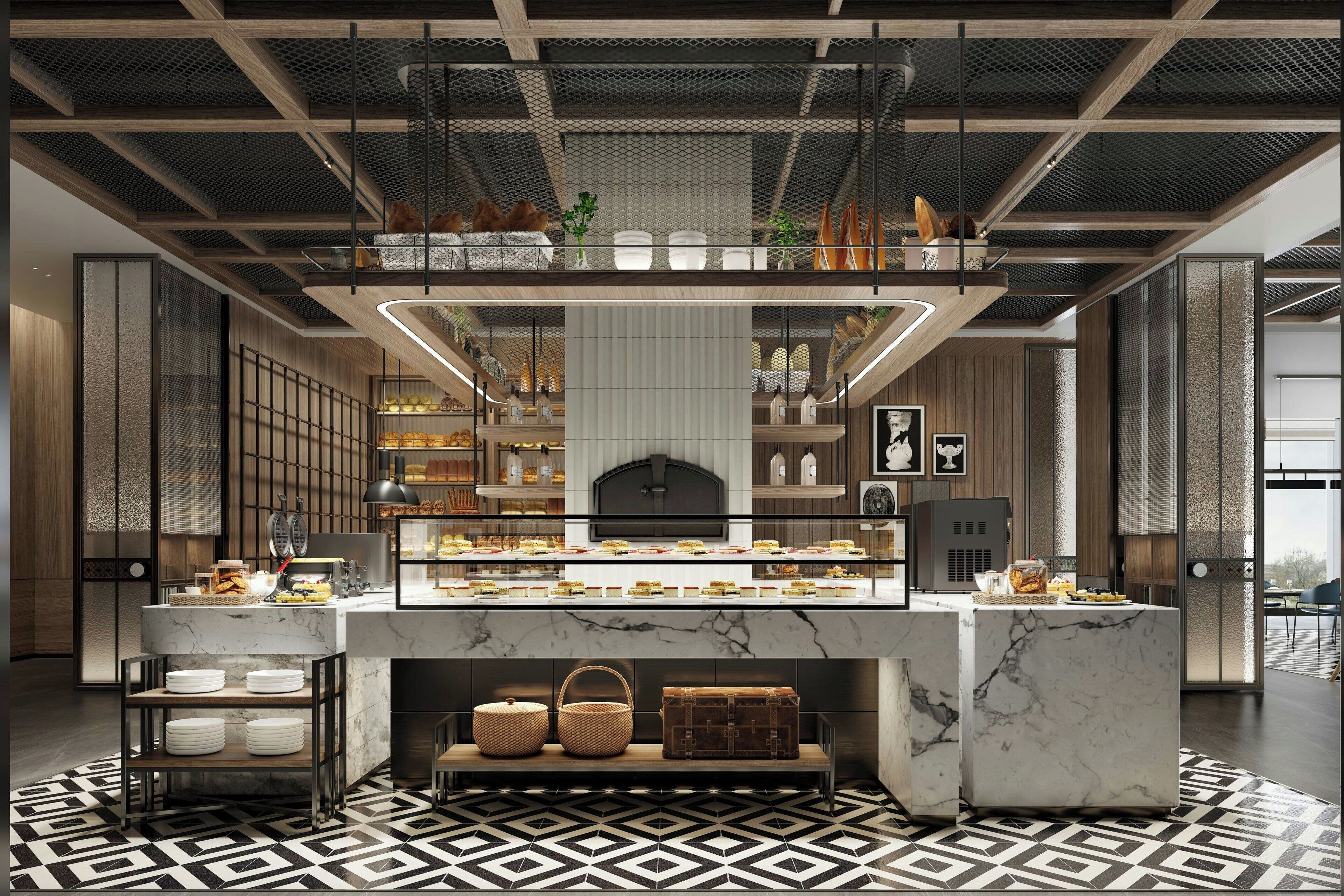 3 Restaurants, Frühstück