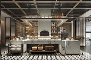 3 restaurants, breakfast served