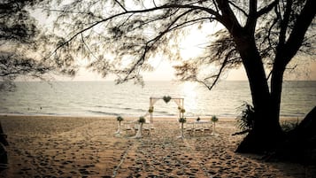 Área de bodas al aire libre