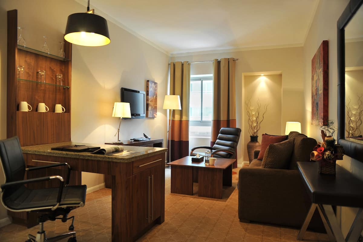 1 bedroom, down comforters, in-room safe, desk