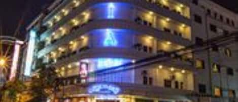 Front of property – evening/night
