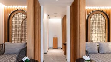 Espace de soins pour les couples, sauna, soins corporels