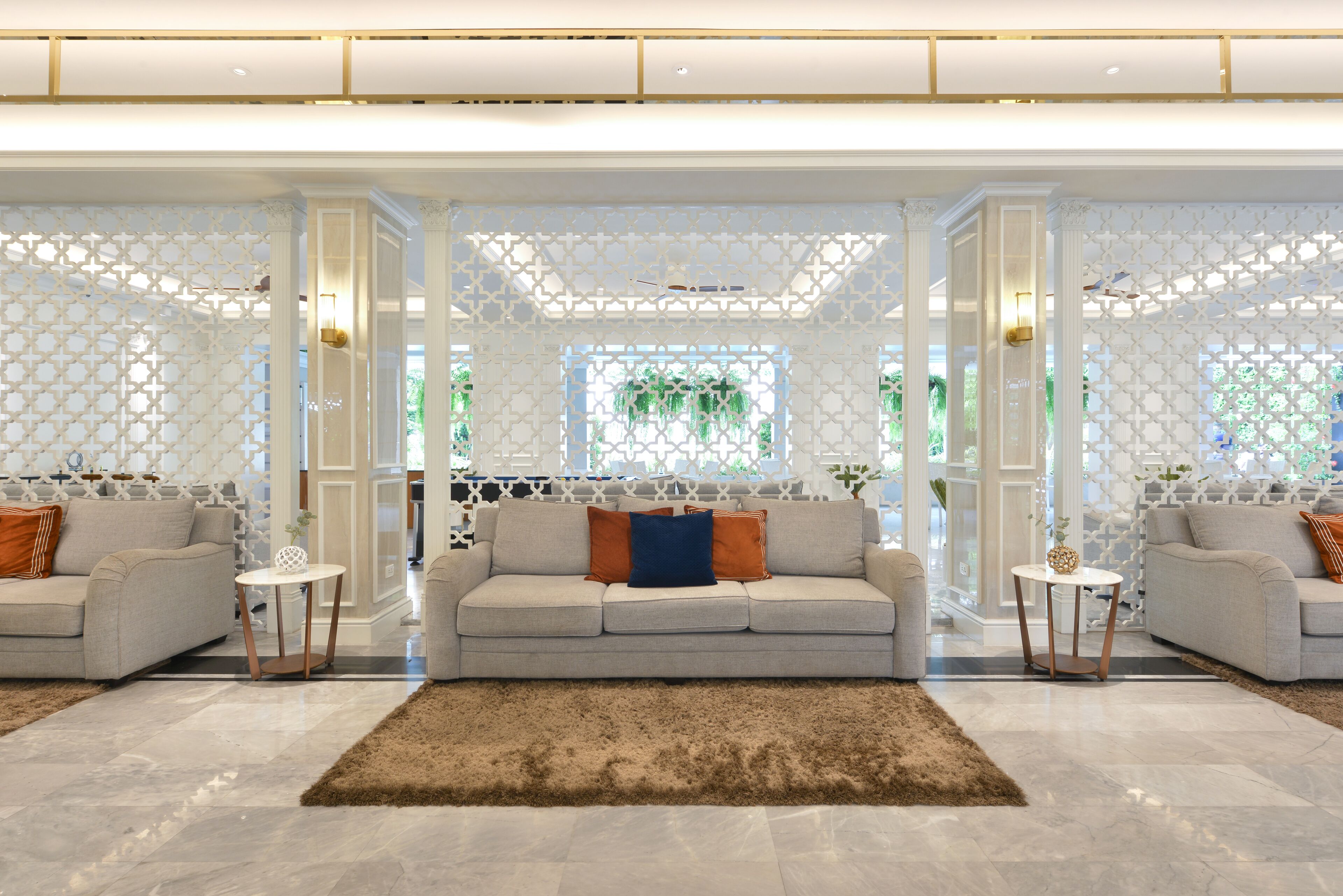 Zona de estar del vestíbulo