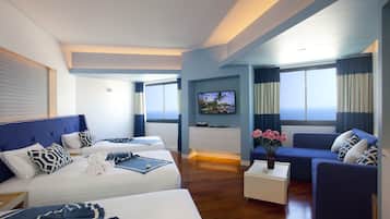 Triple Deluxe Seaview Jomtien Wing | Vista a la playa o el mar