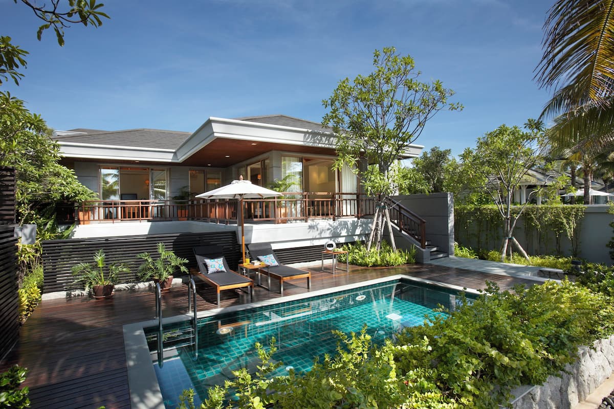 2-Bedroom, Beachfront Private Pool Villa, Non-Smoking | Vue sur la plage ou lâocĂ©an