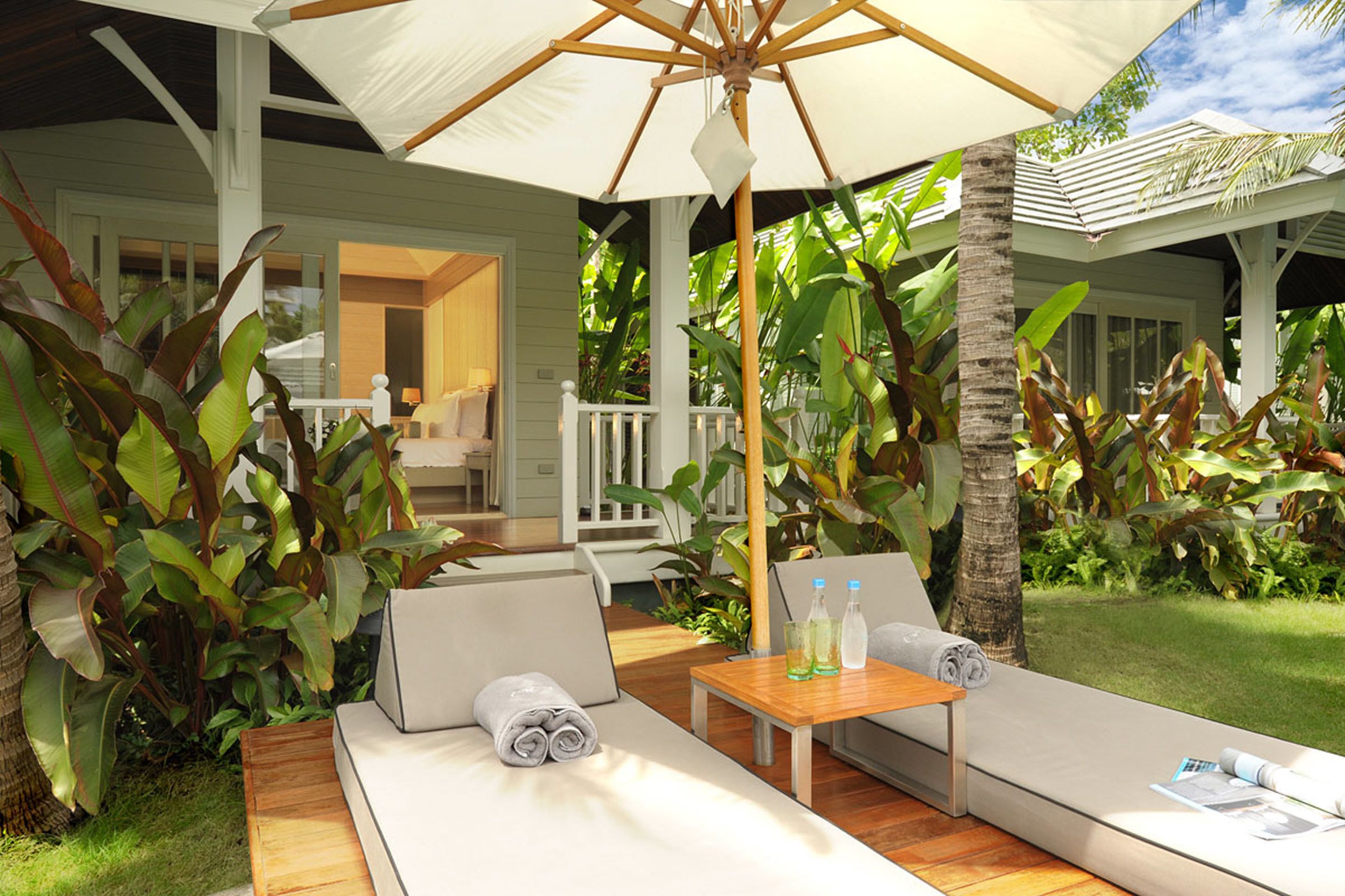 pool village | balcony view