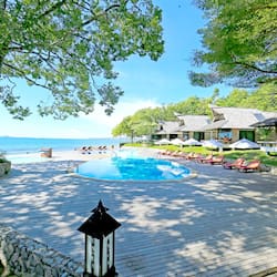 2 outdoor pools, pool umbrellas, pool loungers