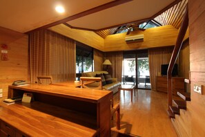 Villa, 1 Bedroom, Balcony, Beachside (Beach Spa) | Living area | LCD TV - Sunset Park Resort and Spa by SWR (Sattahip)
