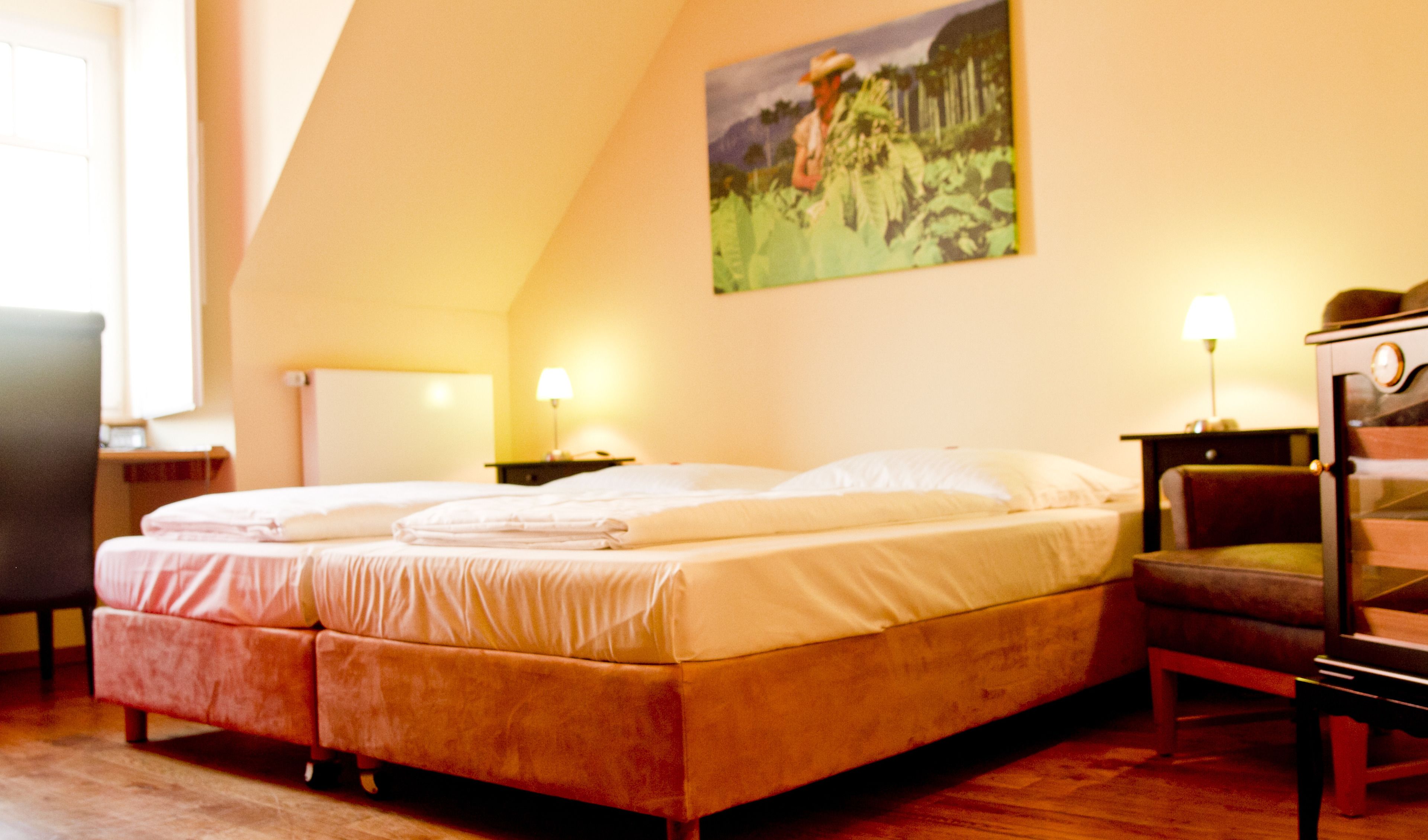 hypo-allergenic bedding, individually decorated, individually furnished