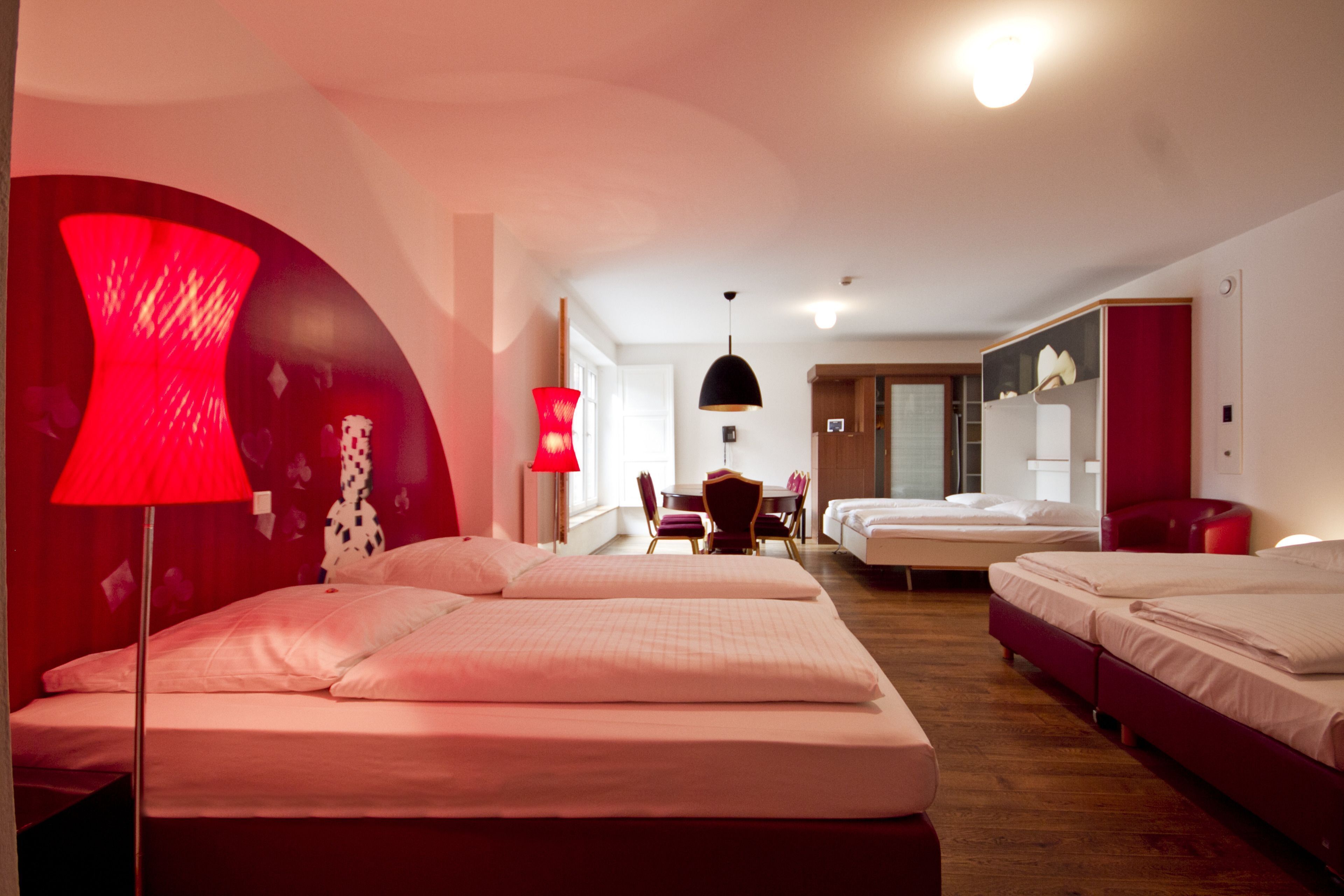 Hypo-allergenic bedding, individually decorated, individually furnished