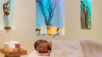 Espace de soins pour les couples, soins corporels, soins d'aromathérapie
