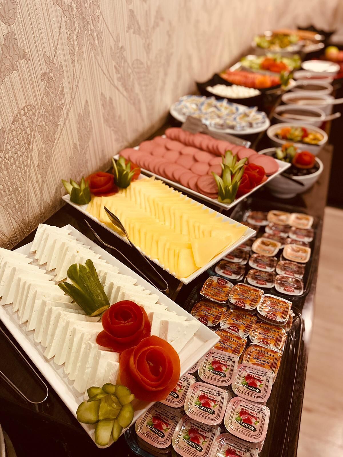 뷔페 아침 식사