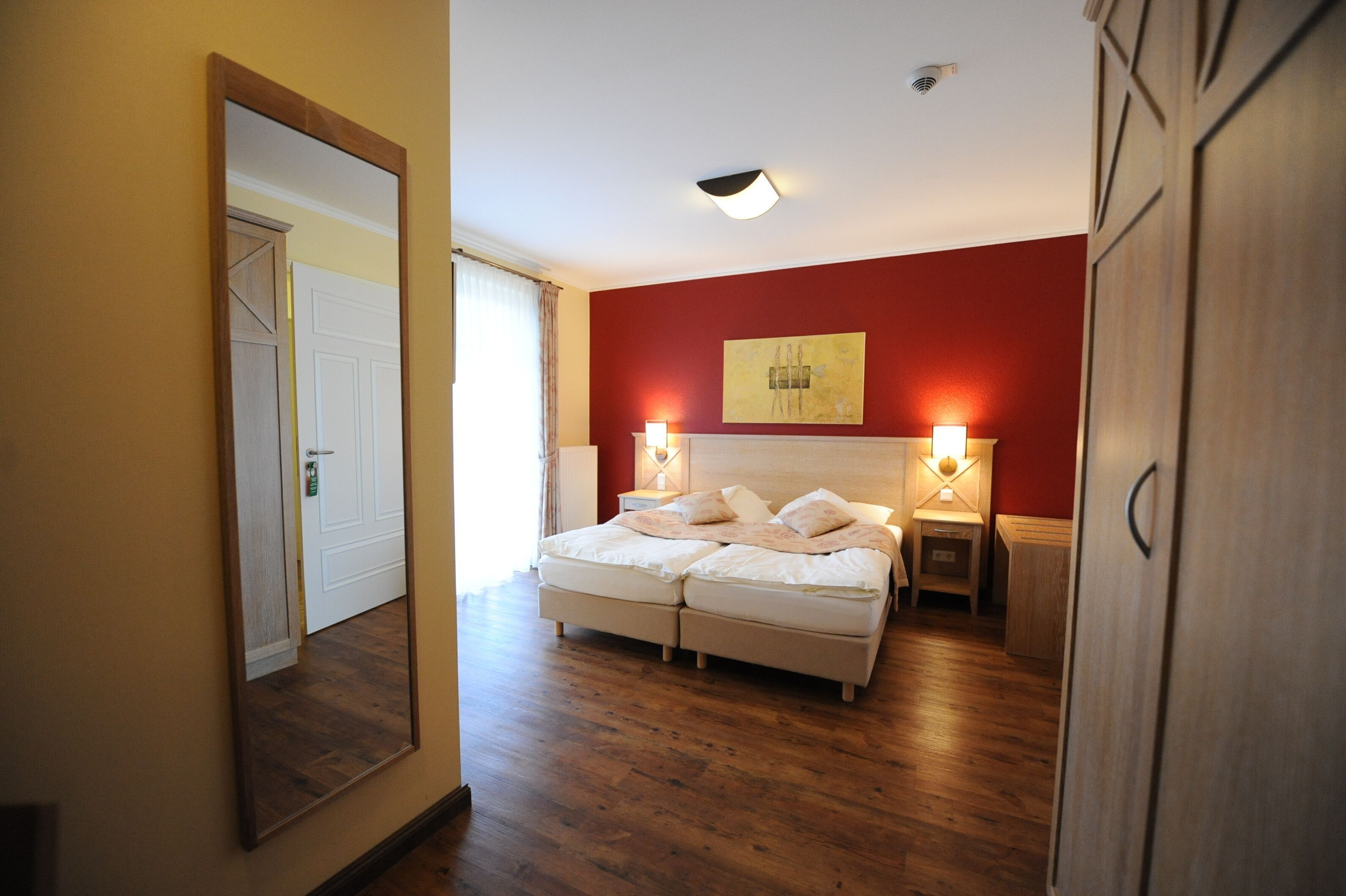 Premium bedding, down comforters, pillowtop beds, blackout drapes