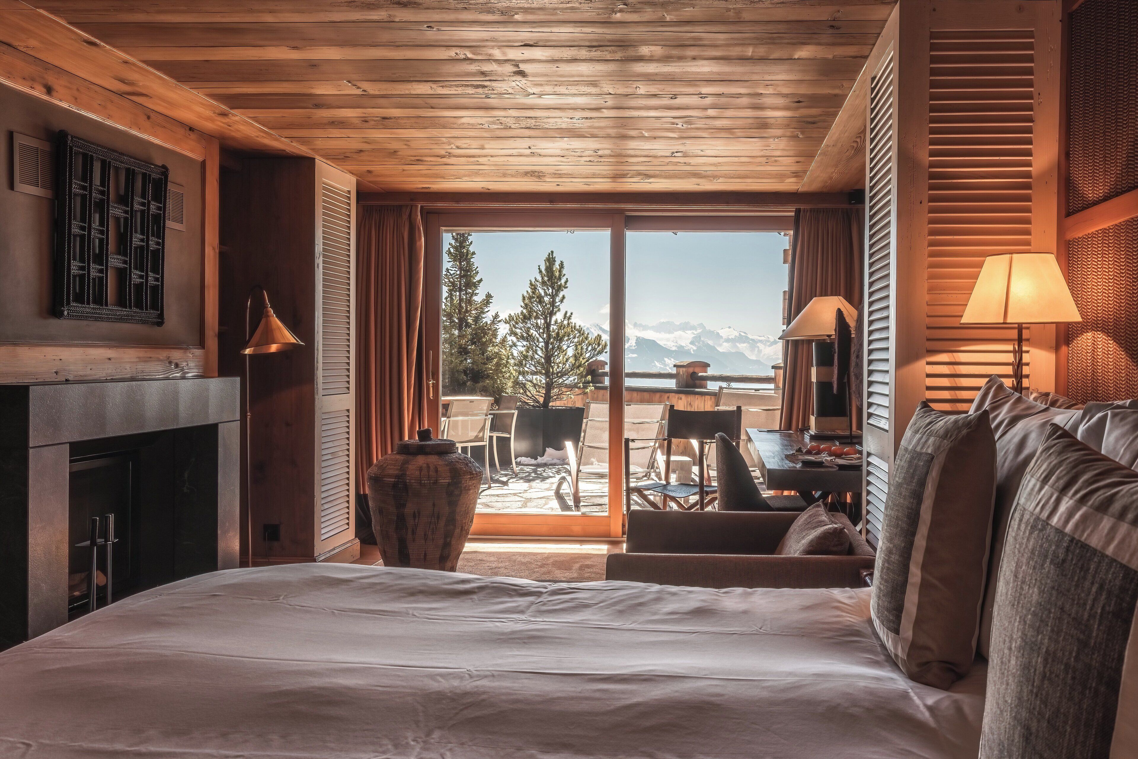 Habitación Deluxe | Sábanas de algodón egipcio, ropa de cama de alta calidad y edredón 