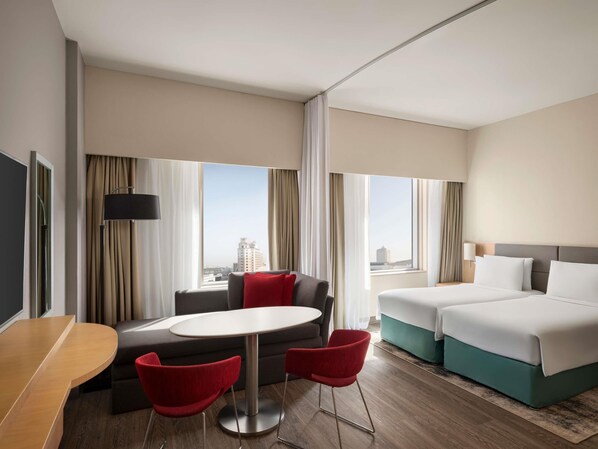 Suite, 2 lits une place