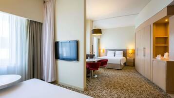 Family Suite, Multiple Beds | Premium bedding, down comforters, minibar, in-room safe