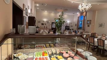 Daily buffet breakfast (EUR 14 per person)