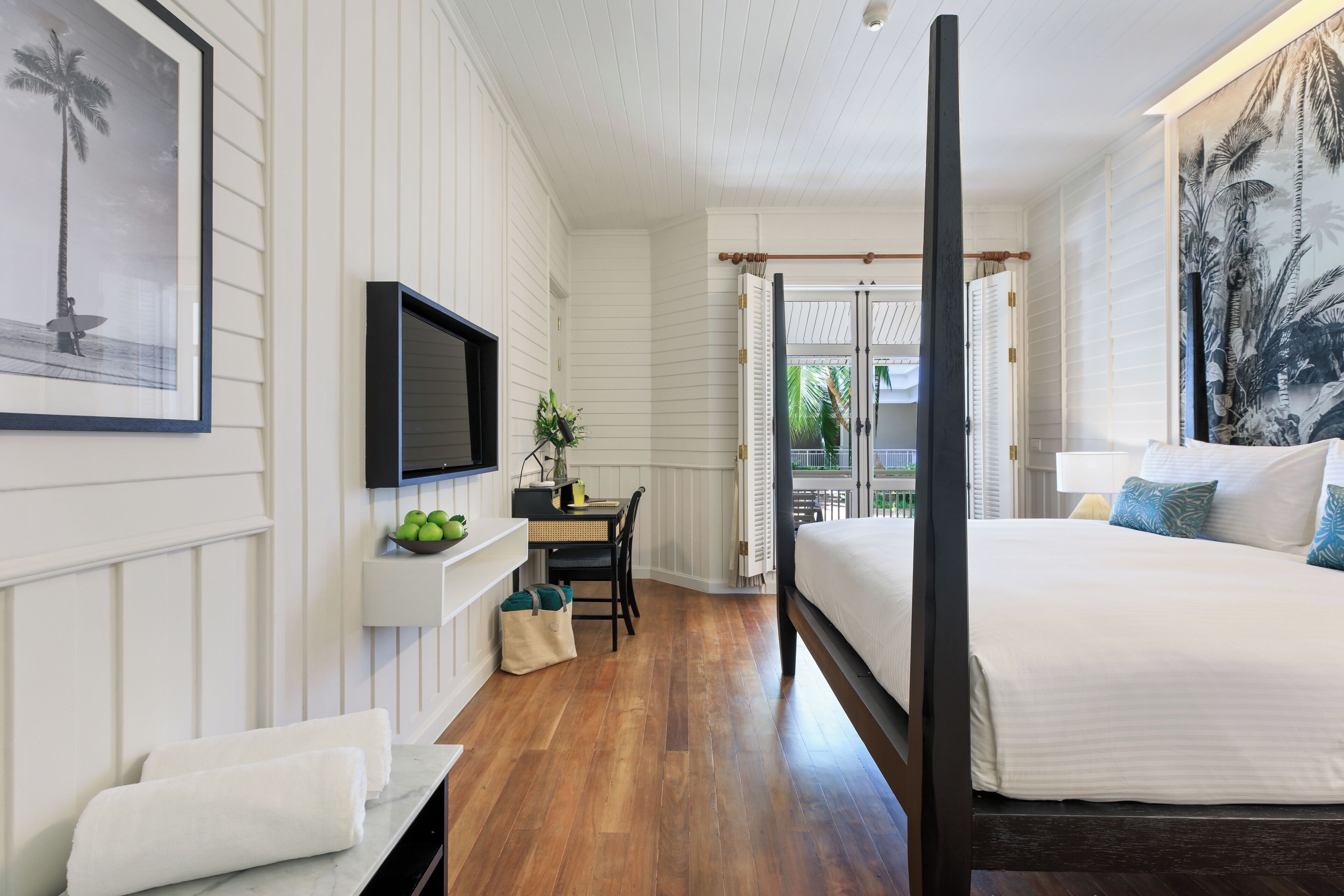 Premium bedding, in-room safe, individually decorated, laptop workspace
