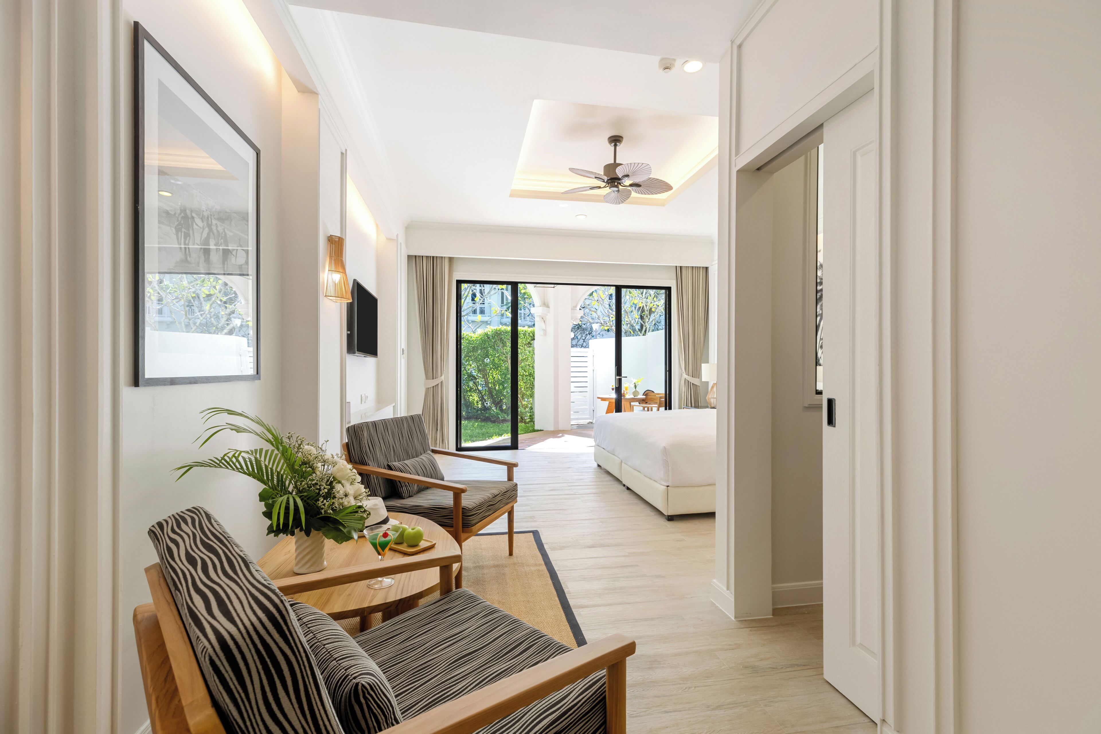 Family Room, 1 King Bed, Terrace (Garden) | View from room