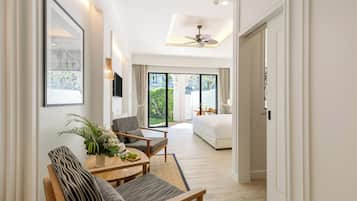 Family Room, 1 King Bed, Terrace (Garden) | View from room
