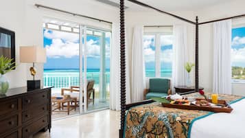 Suite « Premier », 3 chambres, en front de mer | Literie de qualité supérieure, coffres-forts dans les chambres