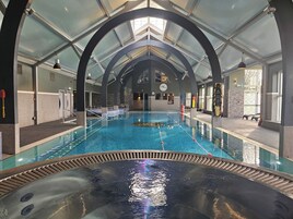 Indoor pool, open 6:30 AM to 9:30 PM, sun loungers