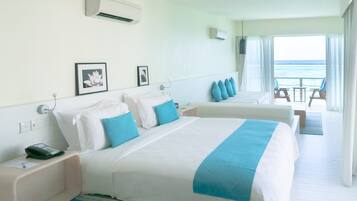 Villa, 1 King Bed, Sea View, Overwater | Premium bedding, down comforters, memory foam beds, minibar