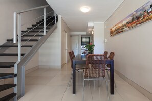 Interior entrance