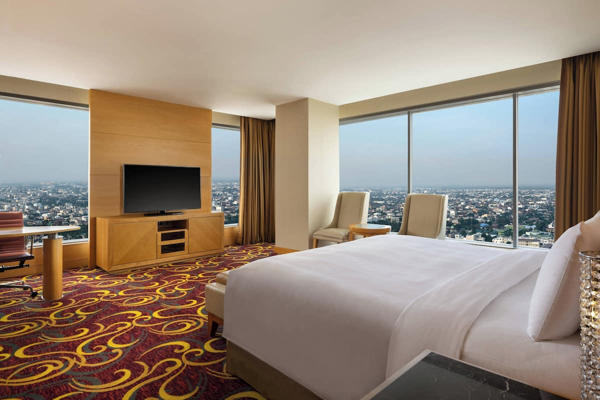 Suite exécutive, 1 trÚs grand lit | 1 chambre, literie de qualité, minibar, coffre-fort