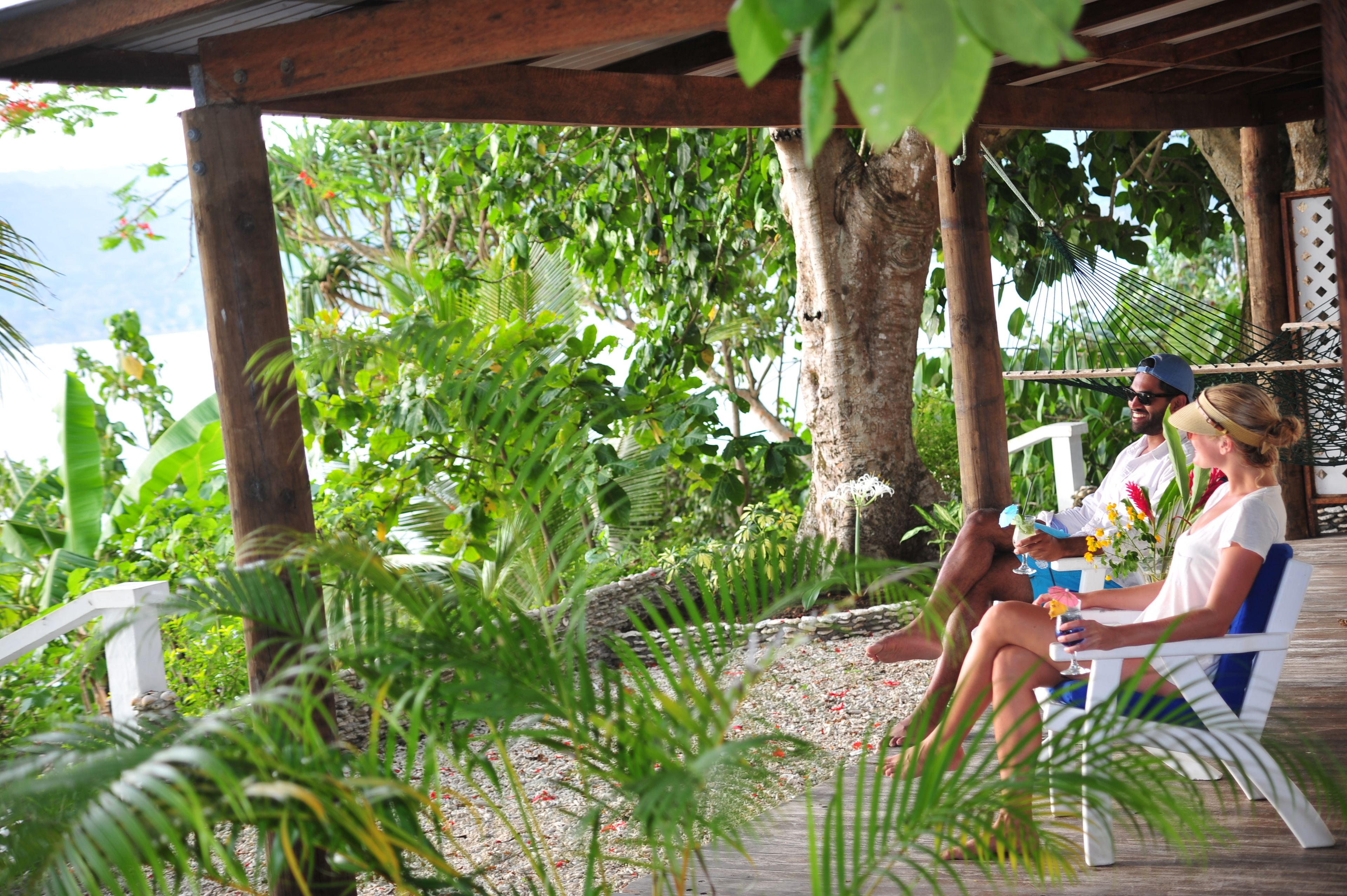 one bedroom oceanside bungalow | terrace/patio