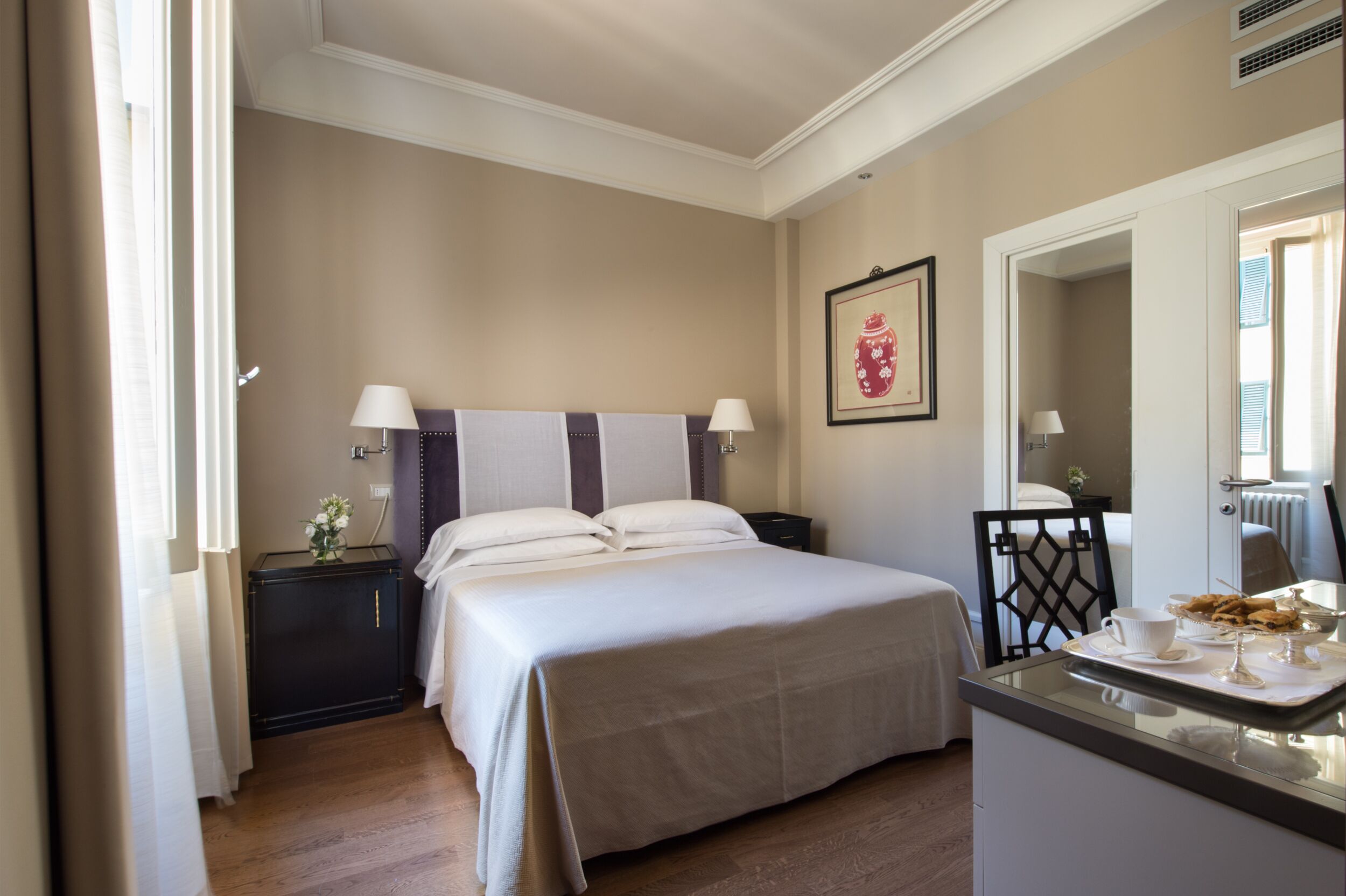 Minibar, in-room safe, desk, blackout curtains