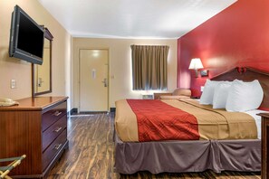 Skrivebord, strygejern/strygebræt, gratis Wi-Fi, sengetøj