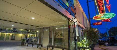 Front of property - evening/night