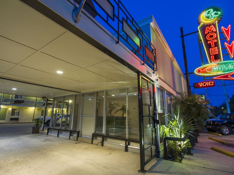 Fassade der Unterkunft â Abend/Nacht