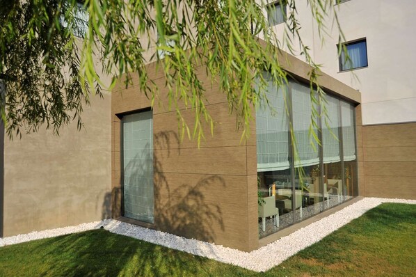 Façade de l’hébergement