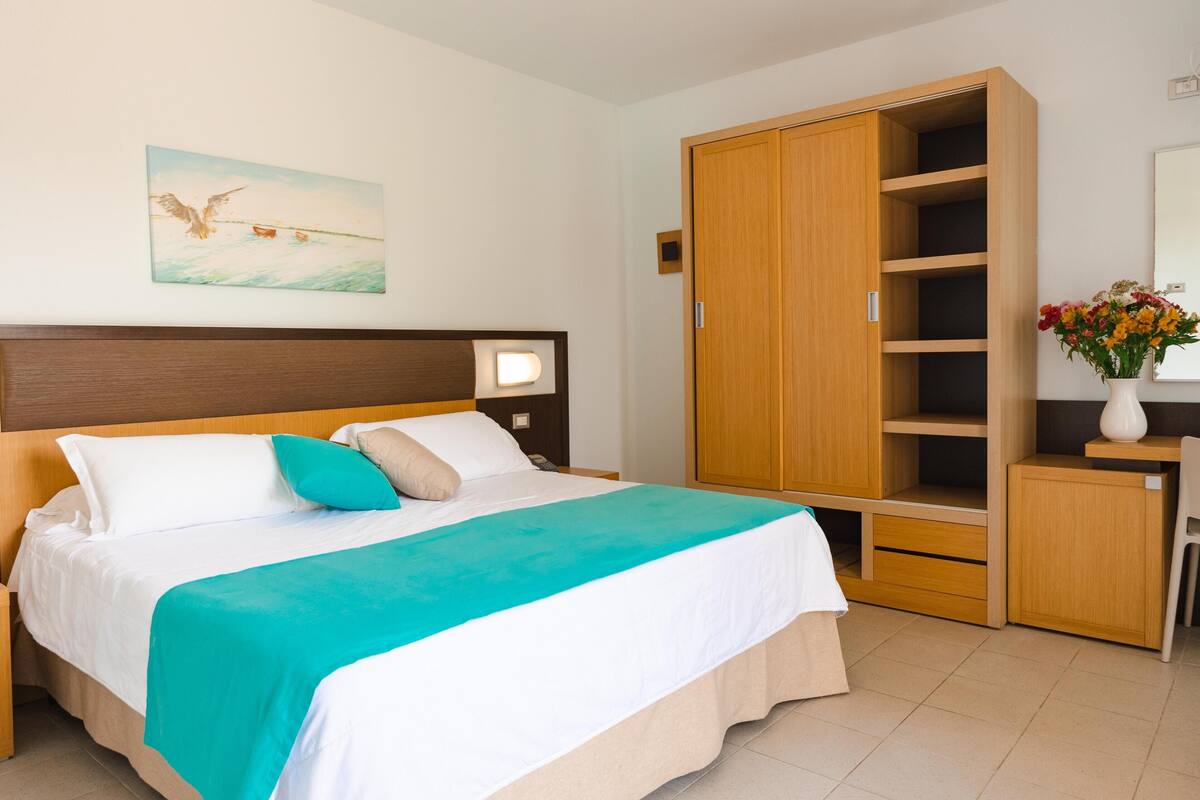 Minibar, coffre-fort, bureau, lit de bébé (gratuit)
