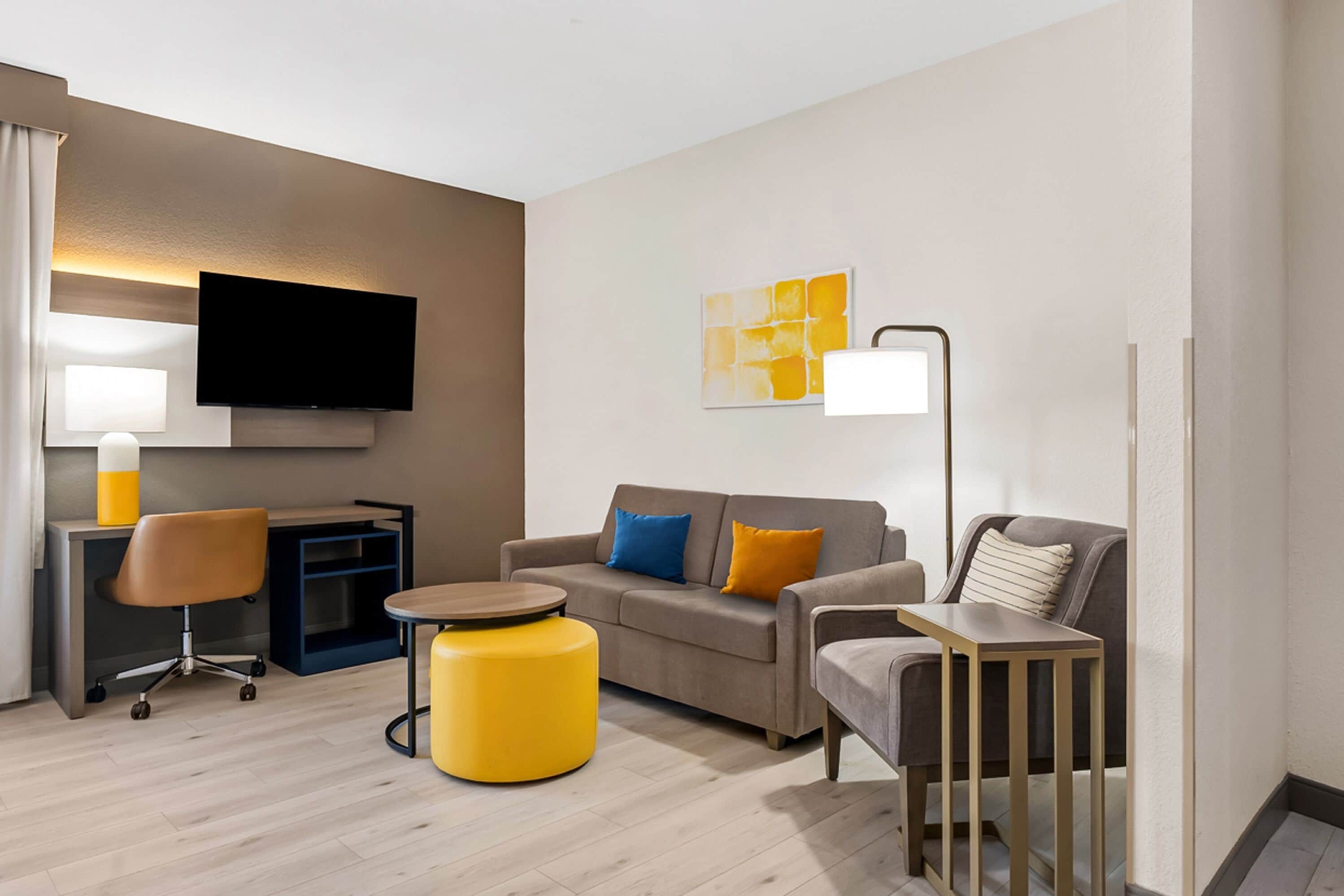 suite, 2 queen beds, accessible, non smoking | blackout curtains, soundproofing, iron/ironing board, free wifi