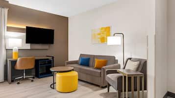 Suite, 2 Queen Beds, Accessible, Non Smoking | Blackout drapes, soundproofing, iron/ironing board, free WiFi