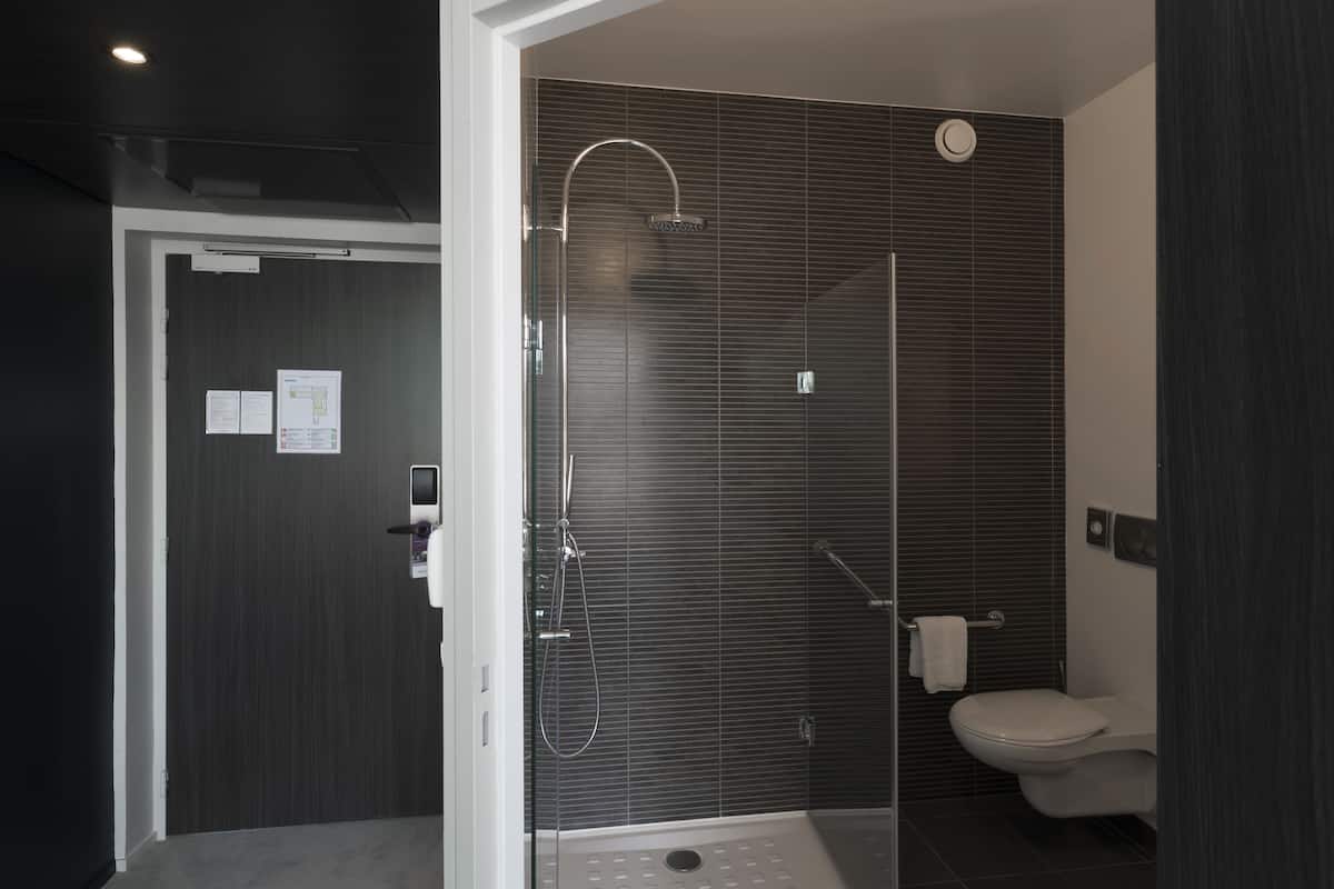 standard double room, 1 double bed | bathroom shower