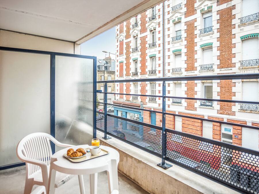 Studio, 2 Single Beds, Balcony | Balcony