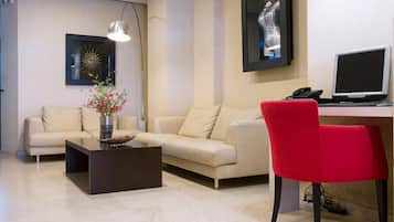 Sala de estar en el lobby