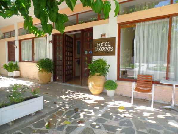 Entrée de l’hébergement